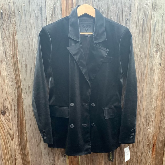 NWT Blank NYC faux leather blazer - Picture 3 of 9